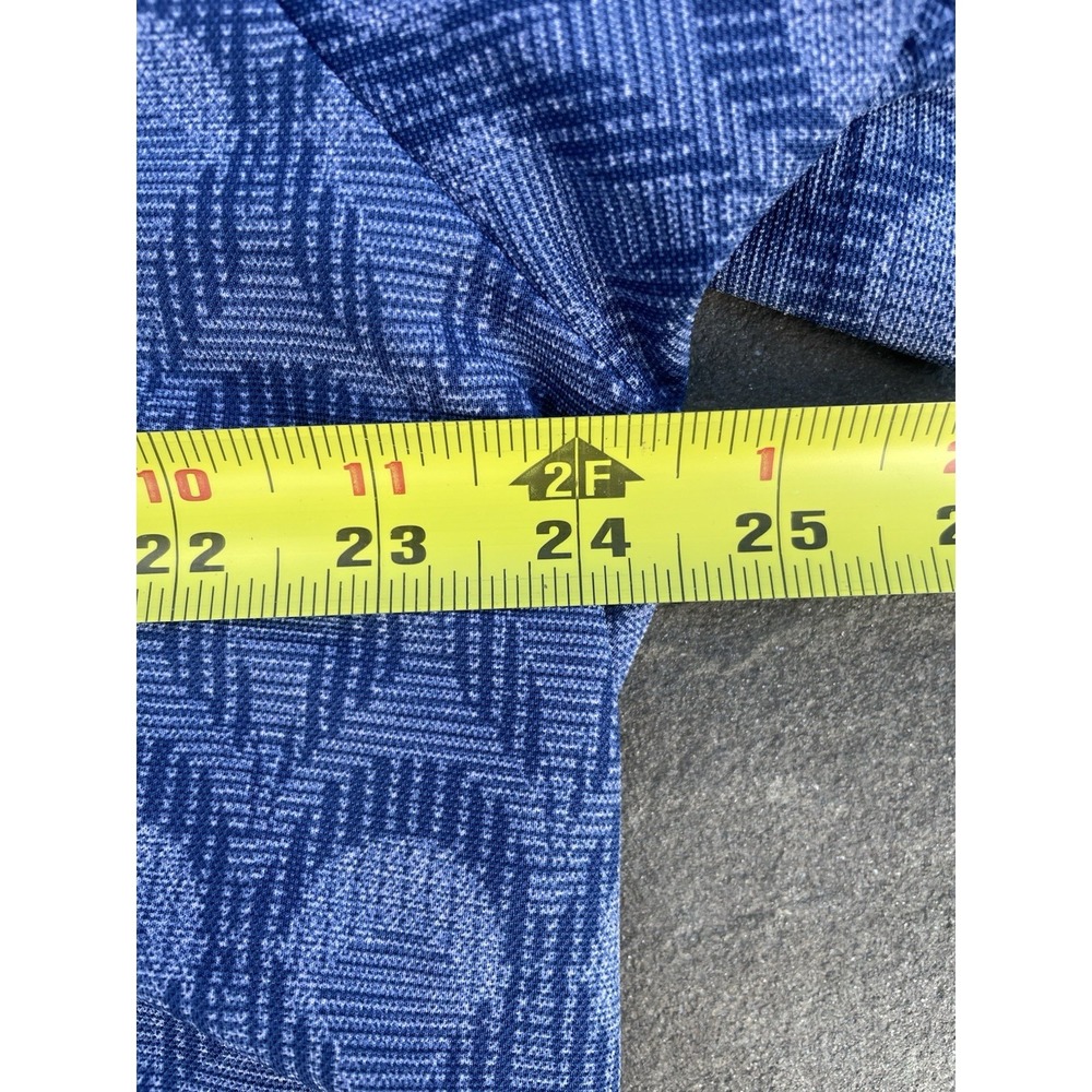 BONOBOS Men Polo Shirt XL Blue GOLF FLATIRON Standard Fit Jacquard Performance - Picture 11 of 12